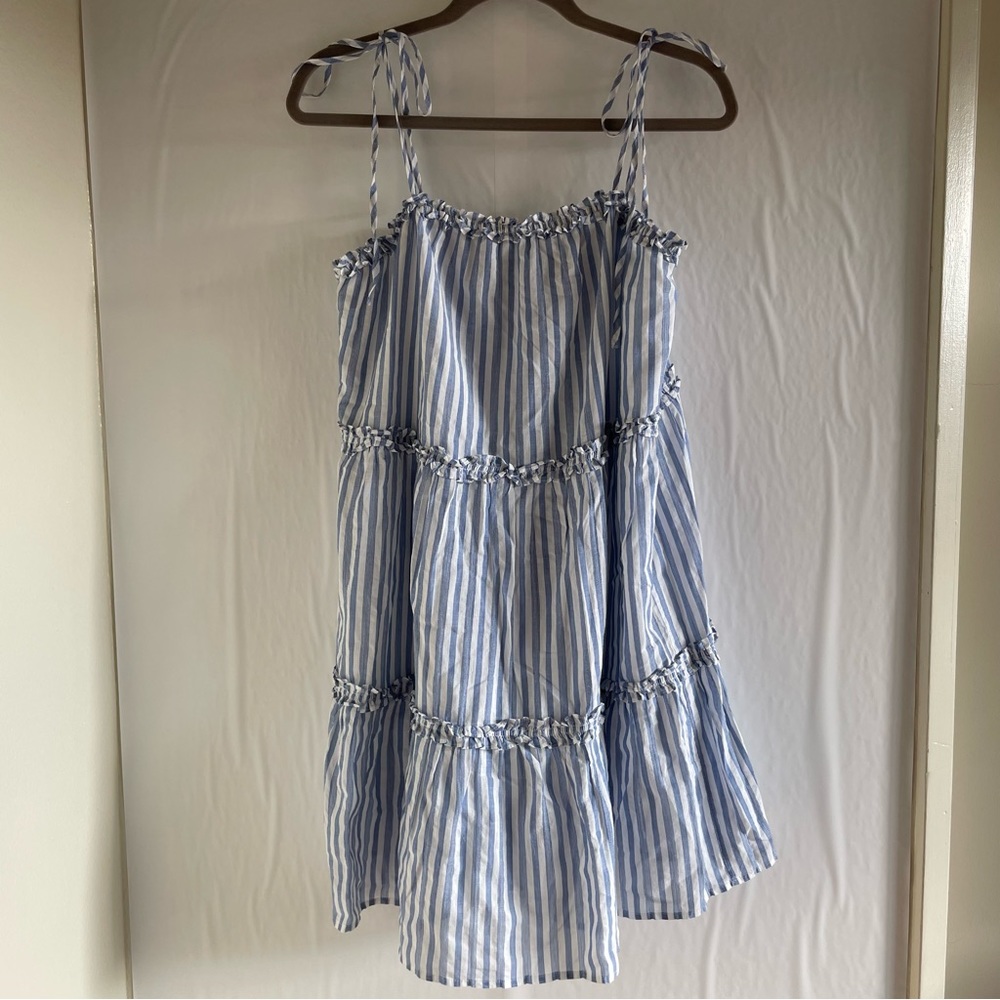 Rails Caralyn Lighthouse Stripe Dress Size L - image 2